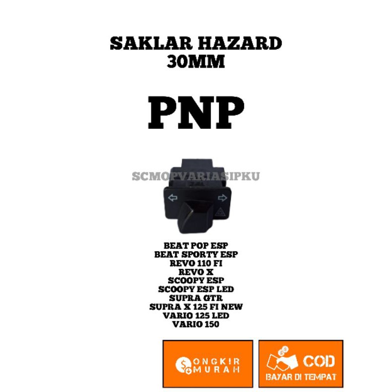 Saklar hazard beat new esp vario 150 scoopy esp new