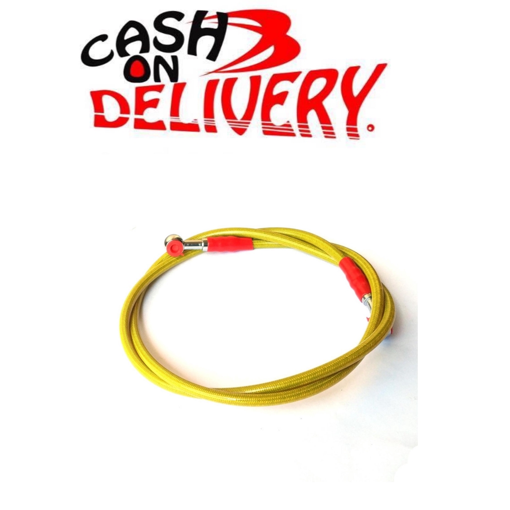 PROMO 90 cm Selang Rem Disc Belakang Motor KUNING