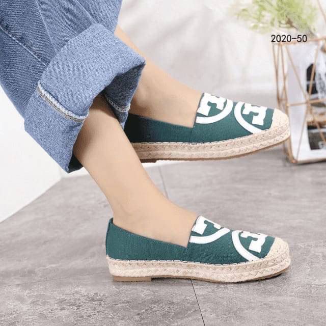 SEPATU WANITA TBS011 TB POPPY CANVAS ESPADRILLE FLATS PREMIUM IMPORT