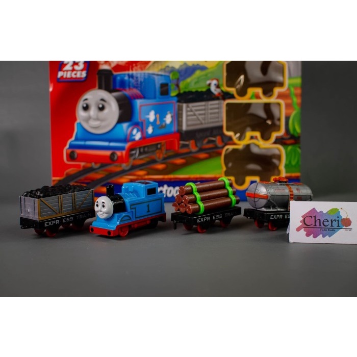 Jual Mainan Kereta Thomas Cartoon Train Track World 23 Pc | Shopee ...