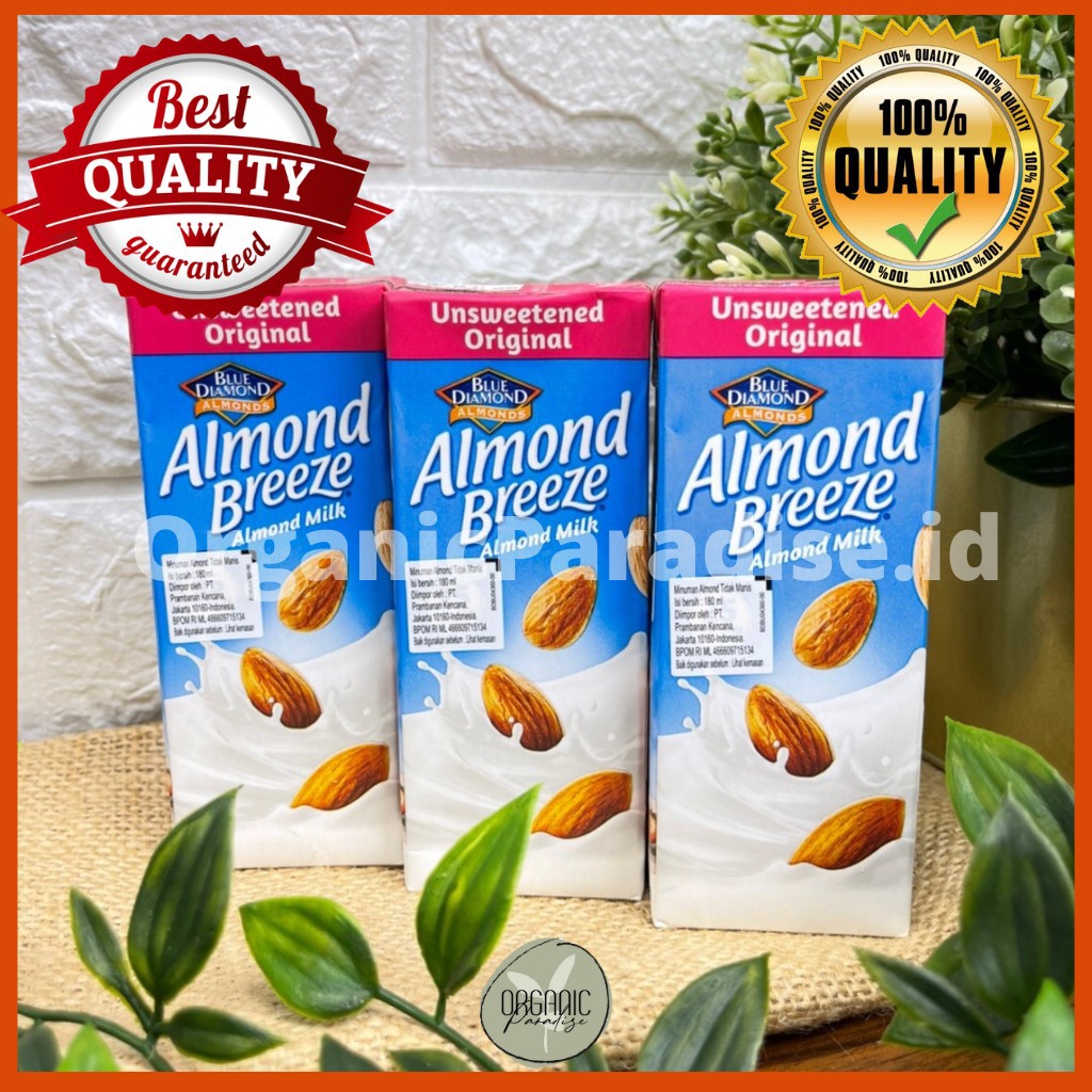 

Blue Diamond Almond Breeze Unsweetened Original 946 ml / Susu Almond Blue Diamond 946 ml