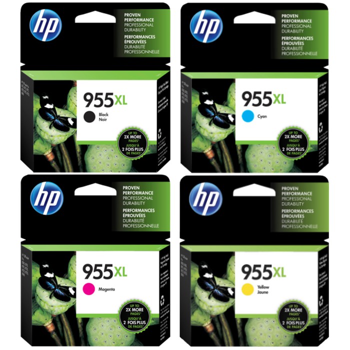 Tinta cartridge hp 955 XL 1set 4 warna DESKJET :7720.8710.8720