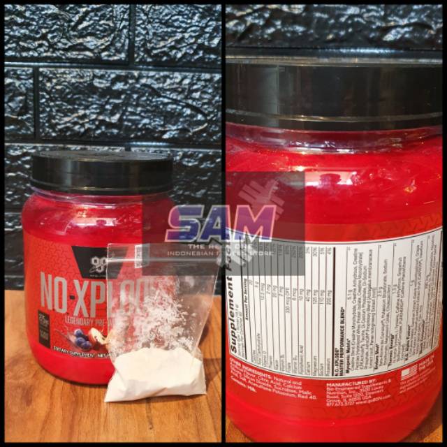 Suplemen Fitness Eceran/Repack BSN NO Xplode 1 serving Malang Pre Workout