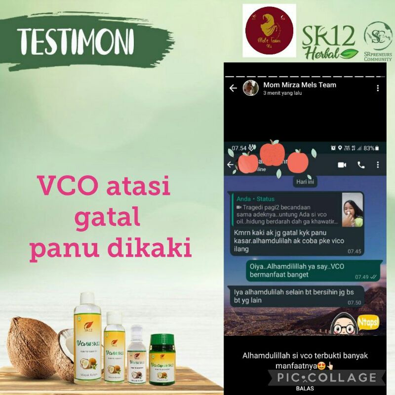 

Terlaris sejuta manfaat minyak VCO (Virgin Coconut Oil) SR12