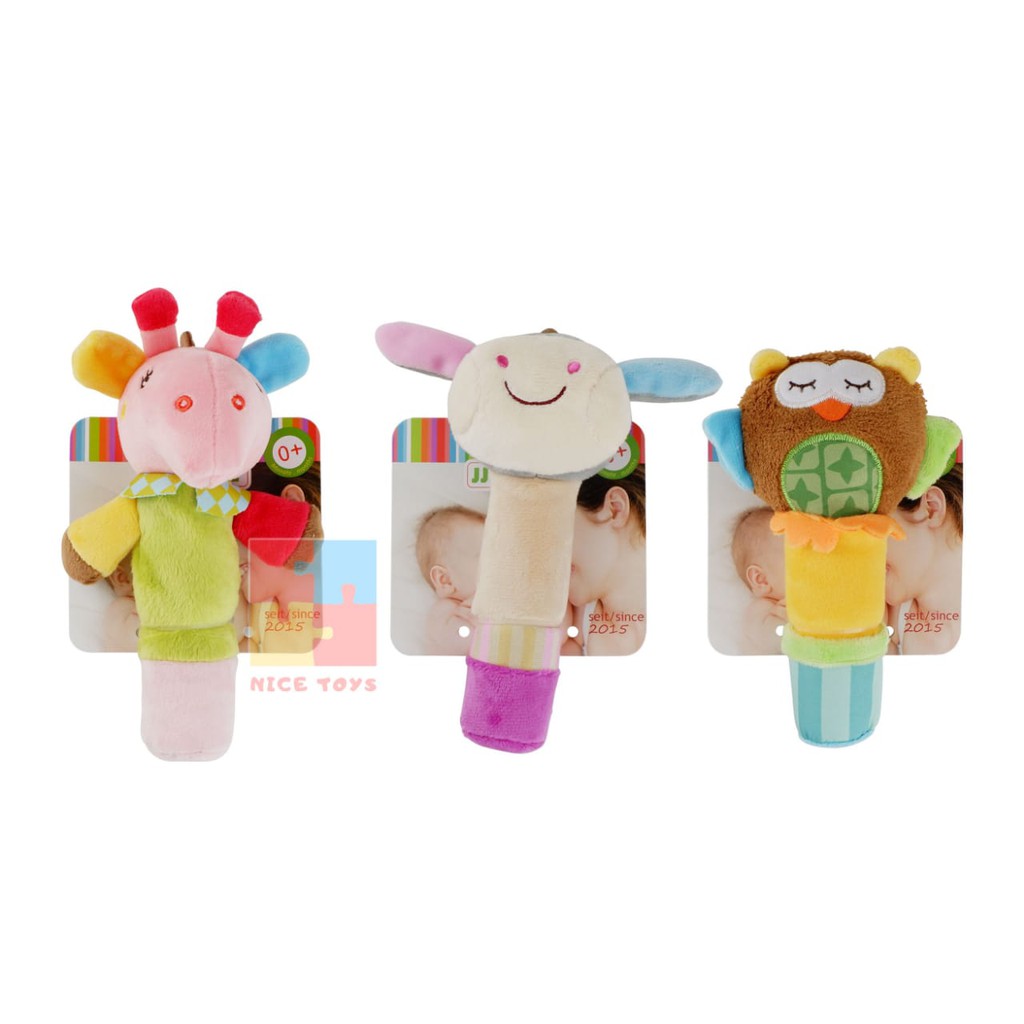 Baby Cloth Wand Mainan Bayi Baby Toys Rattle Stick Teether Bayi Boneka Bayi