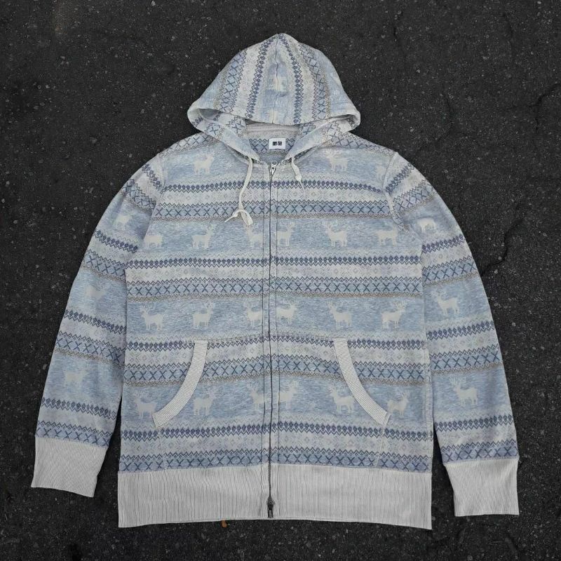 ziphoodie uniqlo navajo rusa