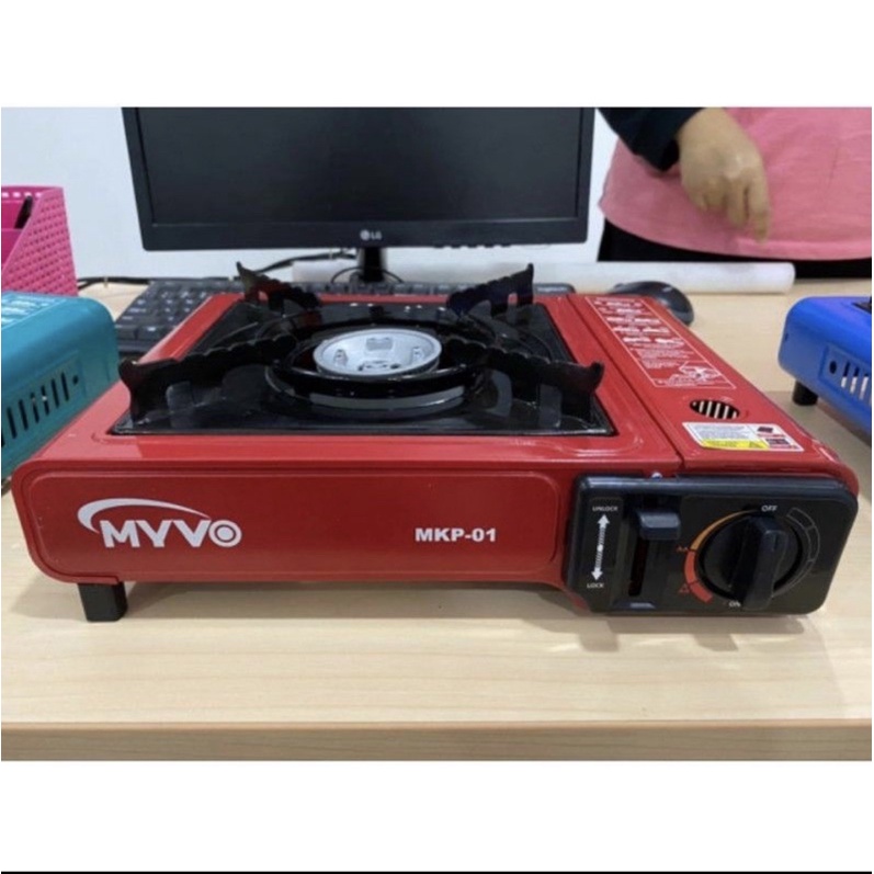 Kompor Portable / Camping 2 In 1 Sanex  (Bisa Gas Elpiji &amp; Gas Kaleng) - SNI