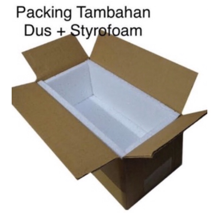 

Packing tambahan Dus+Sterofoam