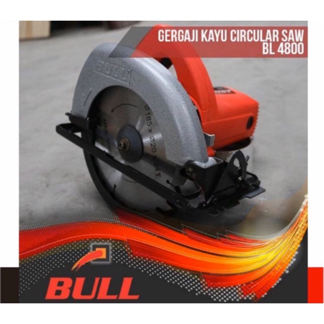 Mesin Gergaji Kayu Circular Saw Bl4800 Bull