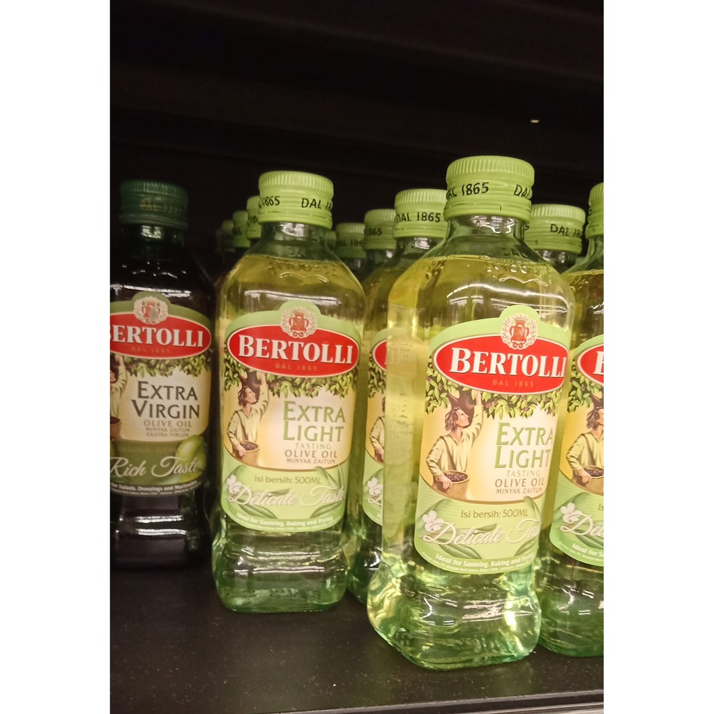 

BERTOLLI EXTRA LIGHT OLIVE OIL BOTOL 500 ML