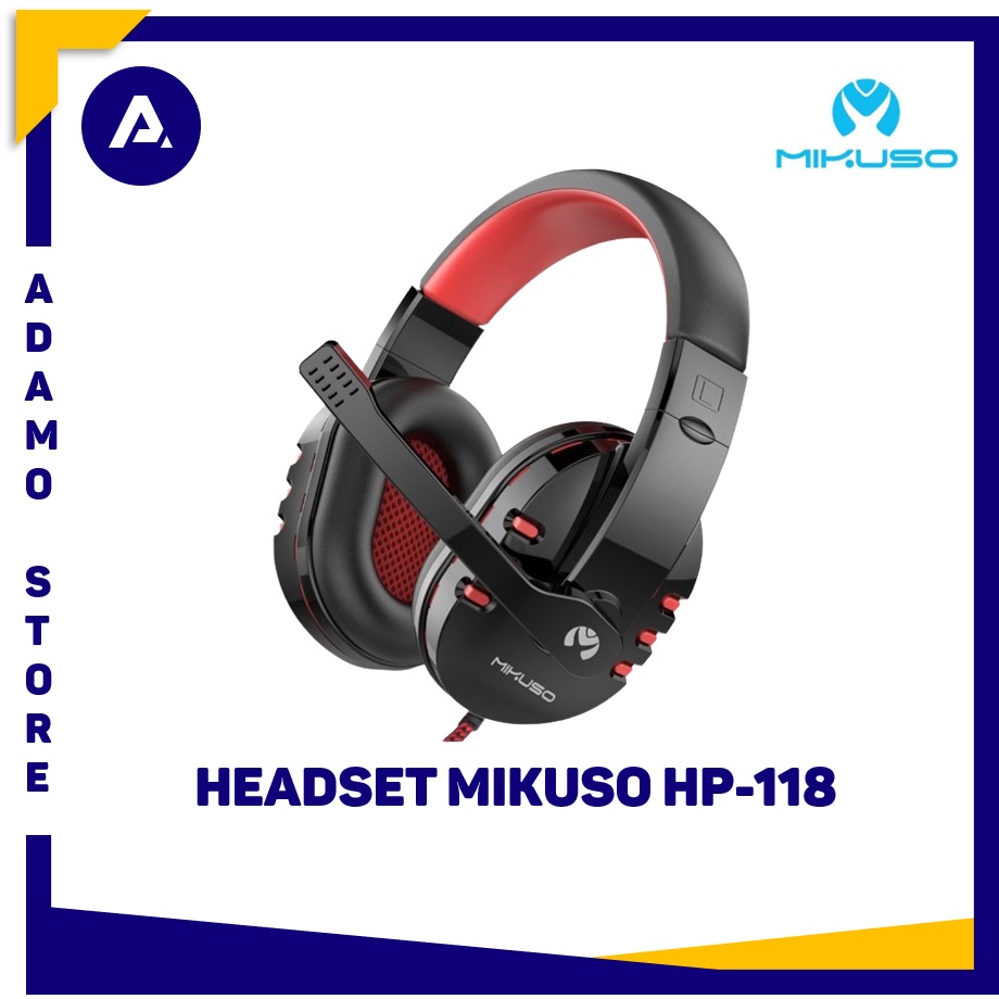 Headset Mikuso HP-118 Headphone Gaming Microphone