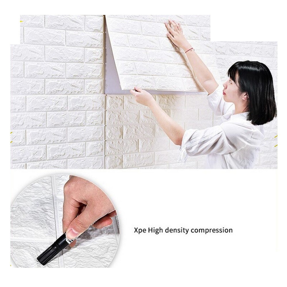 MurmerOfficial  R535 Wallpaper Kekinian Praktis Wallpeper Ruangan Dekorasi Mudah Termurah Wallpaper Dinding 3d Motif Gambar Wallfoam Dekorasi Kamar Murah