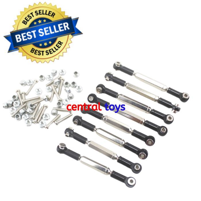 New Trend metal pull rod 8pcs WPL rc car WPL B16 C24 MN90 FY002 FY003 JJRC Q60