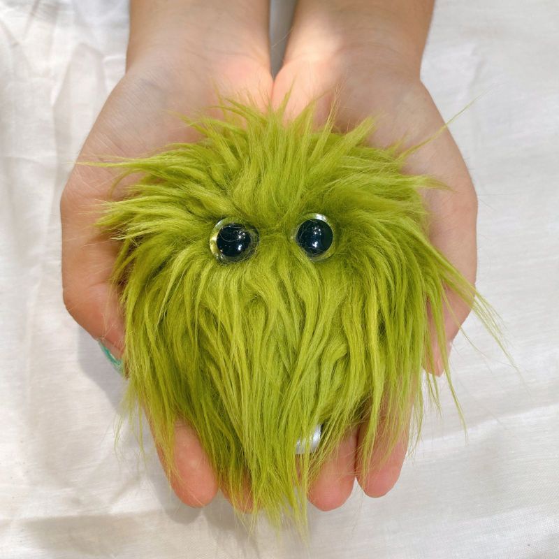 Worry pet Christmas 2021 Grinch - Sensory toy for mental health anxiety buddy - Fidget - Stress ball