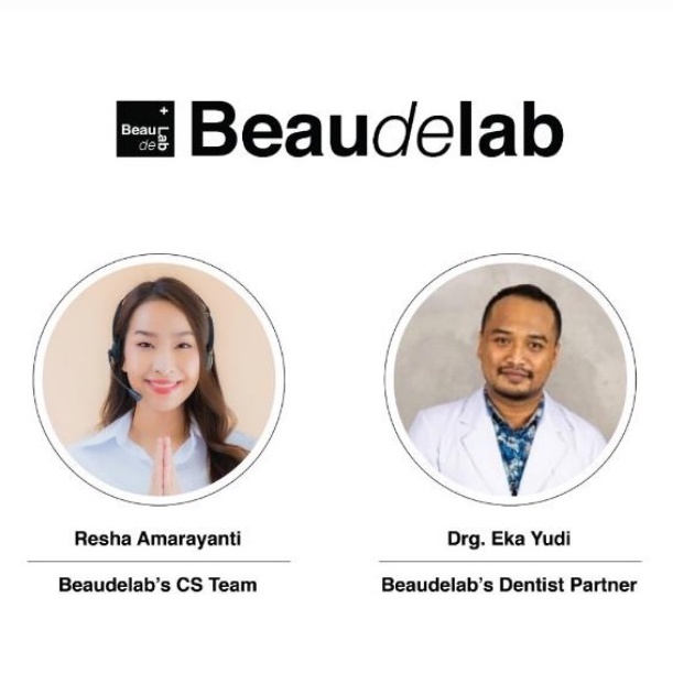 Beaudelab Deluxe Pemutih Gigi Permanen | Teeth Whitening Kit | Alat Pemutih Gigi Cepat Lampu LED