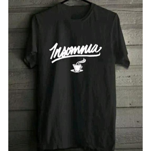 (DONE) KAOS BAJU COMBED 30S DISTRO INSOMNIA KOPI NGOPI POLOS CUSTOM INDONESIA ORIGINAL