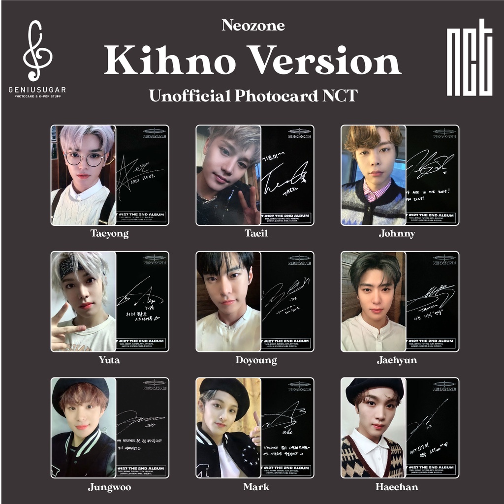 [REPLIKA NCT 127] PHOTOCARD NEOZONE JAEHYUN JUMATAN UNOFFICIAL