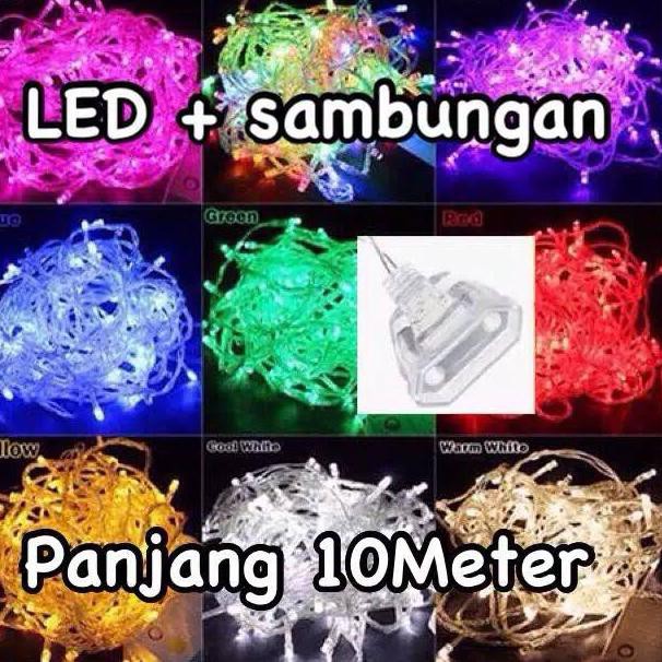 Lampu Hias Led Lampu Dekorasi Lampu Kelap Kelip 5 Meter Lampu Hias Warna Warni Led Bola Lazada Indonesia