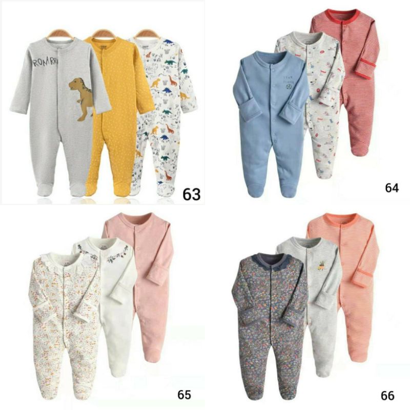 sleepsuit Premium/ sleepsuit mamas papas/ sleepsuit/ baju tidur bayi