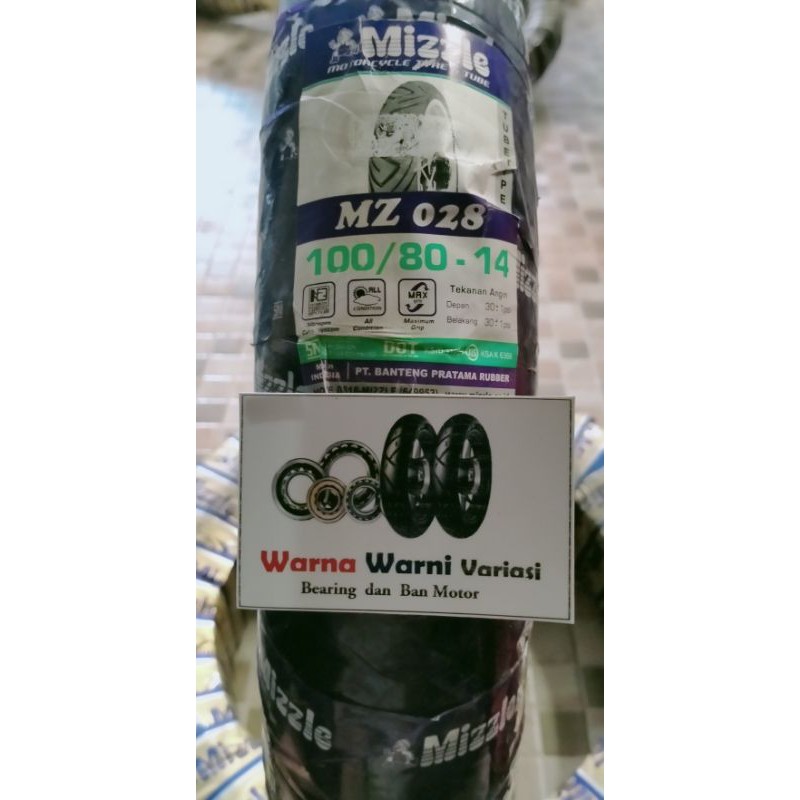 Ban Motor MIZZLE MZ028 100 / 80 ring 14 TUBETYPE