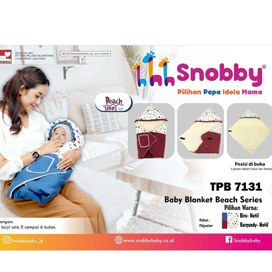 Snobby Baby Blanket Beach Series - TPB7131