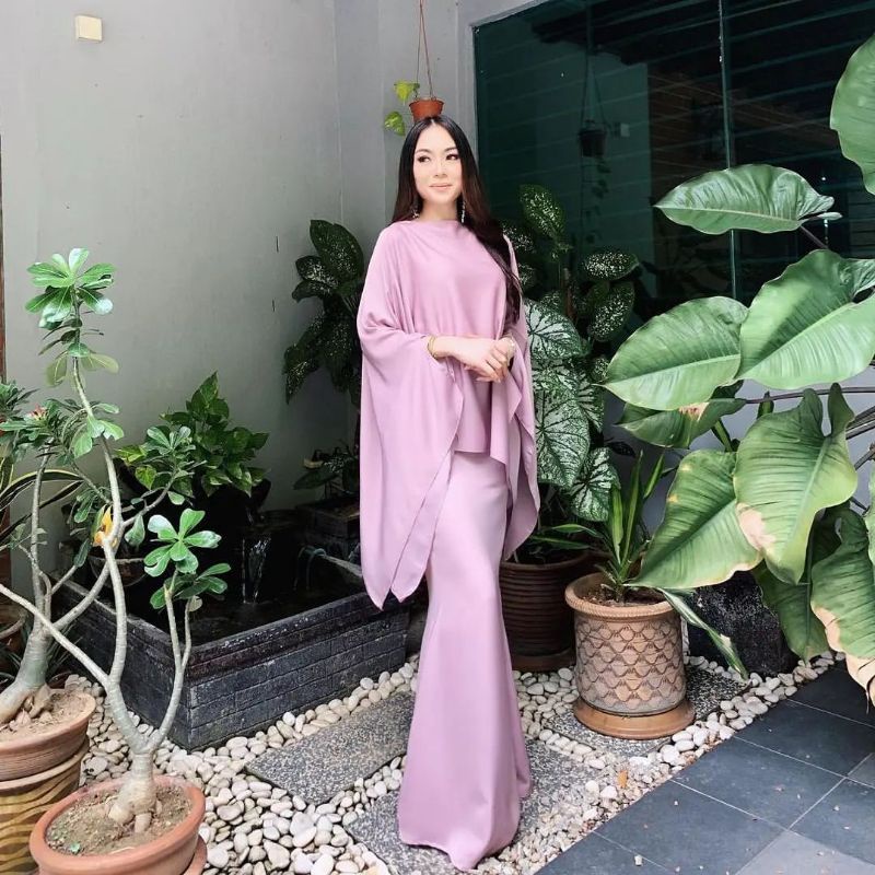 Madina Dress Silk dress satin custom seragam bridesmaid murah gamis dress kondangan couple