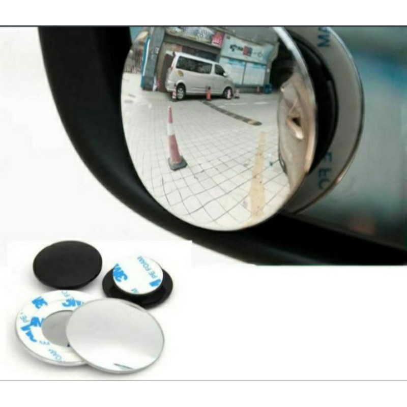 Kaca Cembung Spion Motor Mobil Blind Spot 2pcs