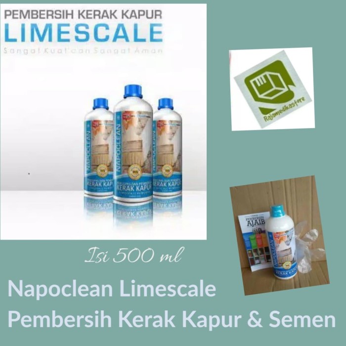 Pembersih Ajaib Napoclean Limescale (Biru) 500 ml/ Napoclean Pembersih Kerak Semen