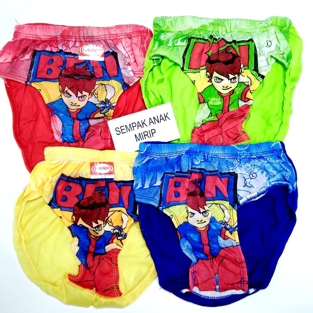 CELANA DALAM SEMPAK CD ANAK LAKI LAKI PRIA MOTIF KARTUN ' MIRIP'