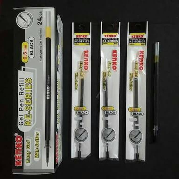 

EXTREME SALE Refill pulpen gel Kenko KE series (bs utk Easy gel&win jeller) 05 mm