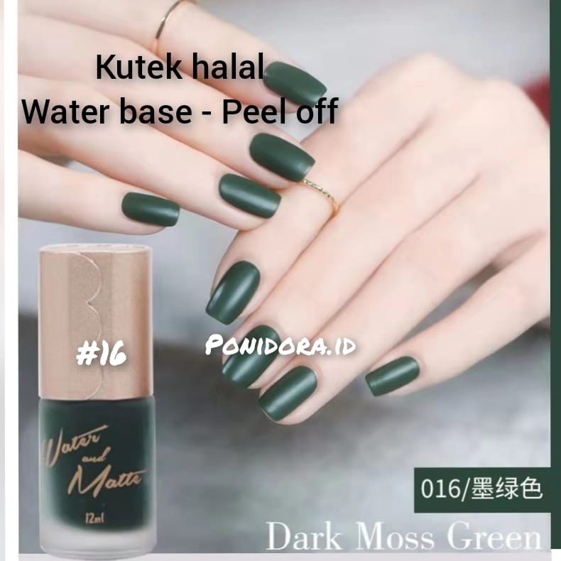 KUTEK HALAL WATER BASE KUTEK PEEL OFF KUTEK SATIN WATER AND MATTE