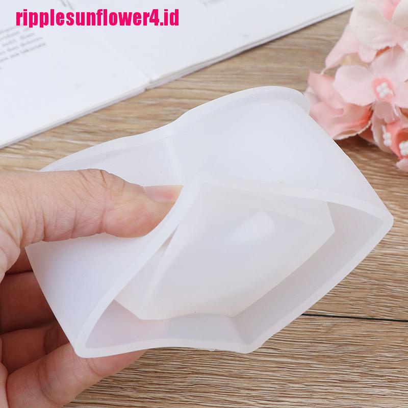 Cetakan Resin Bentuk Bulat / Kotak Bahan Silikon Untuk Craft Diy