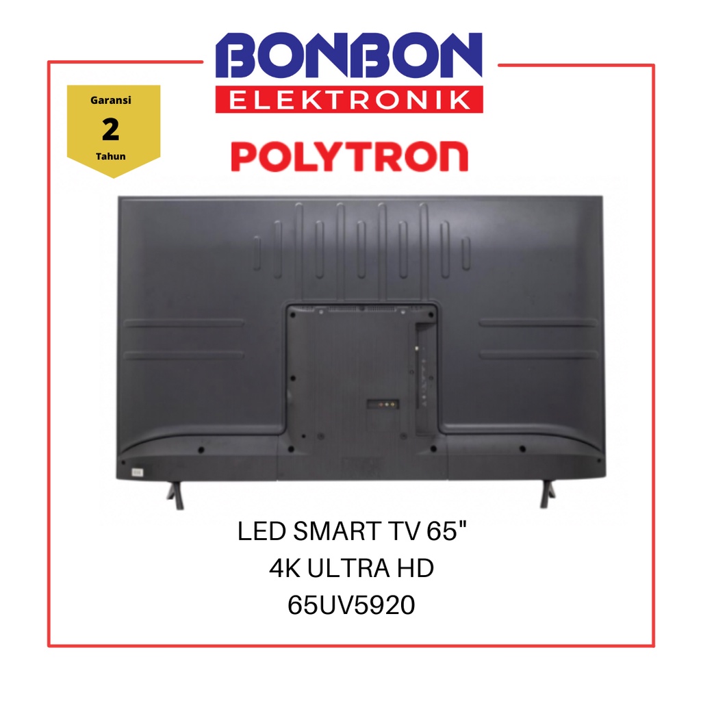 Polytron LED Smart TV 65 Inch 65UV5920 4K Ultra HD UHD