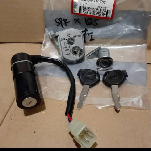 Kunci kontak set supra x 125 injection orisinil hgp