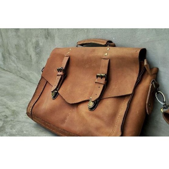 leather bag, post bag leather.