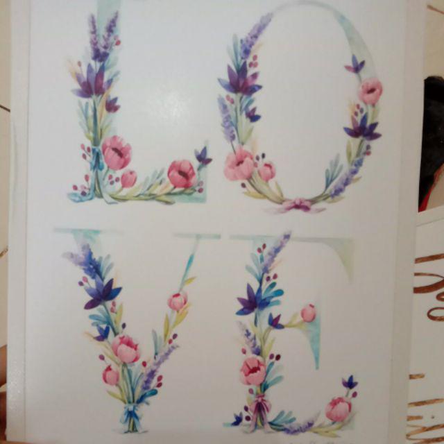 Paket Wall Decor Isi 6pcs
