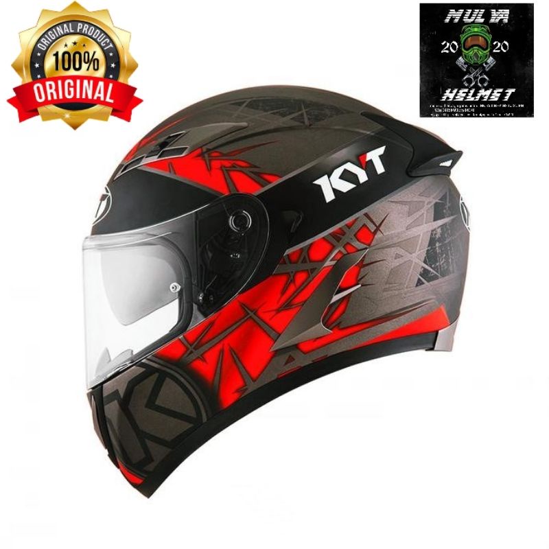Helm KYT Falcon Spike Red Doff