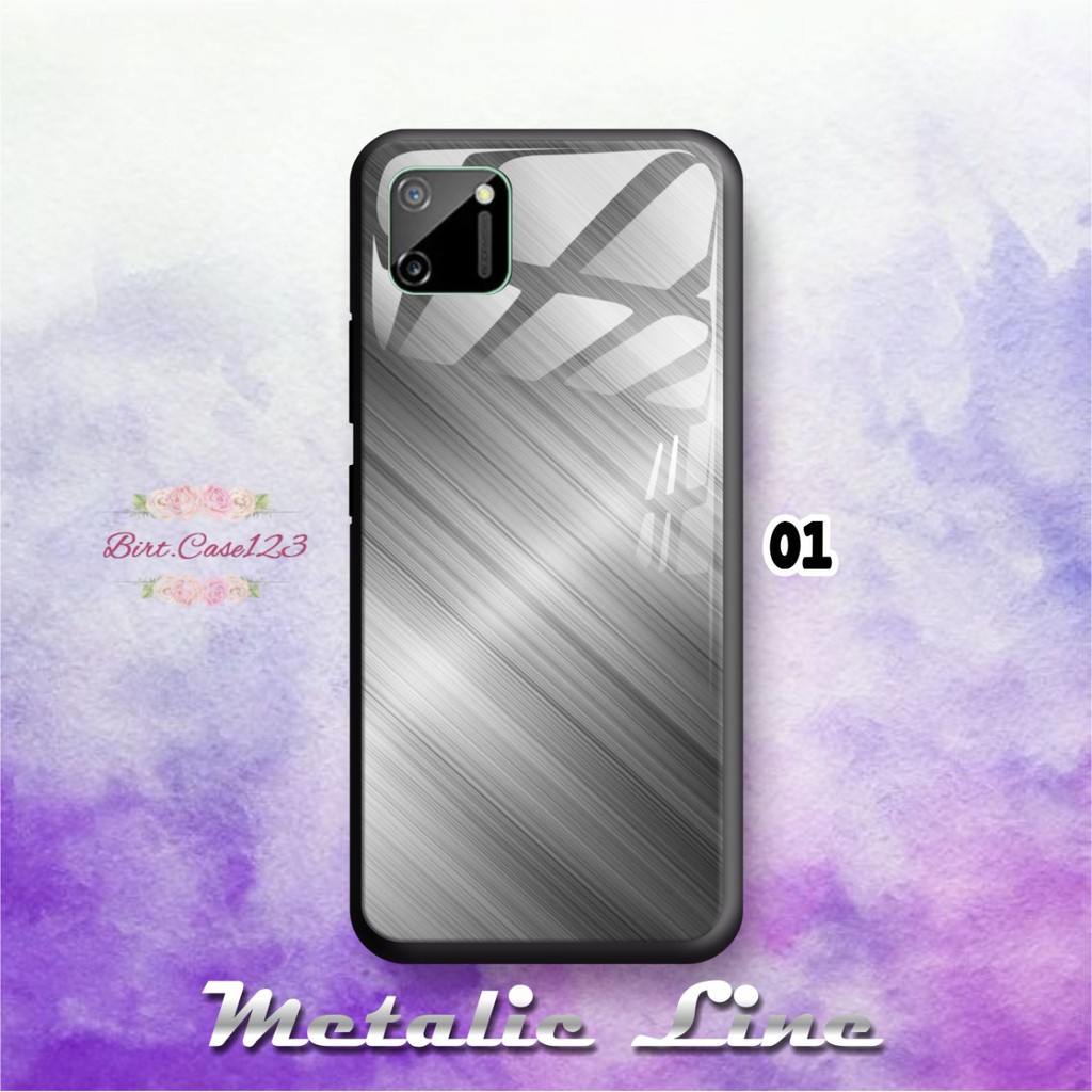 Softcase back case glass kaca METALIC Samsung A02S S20 S11 S11+ s20+ NOTE 8 9 10 10+ 20 ultra BC2486