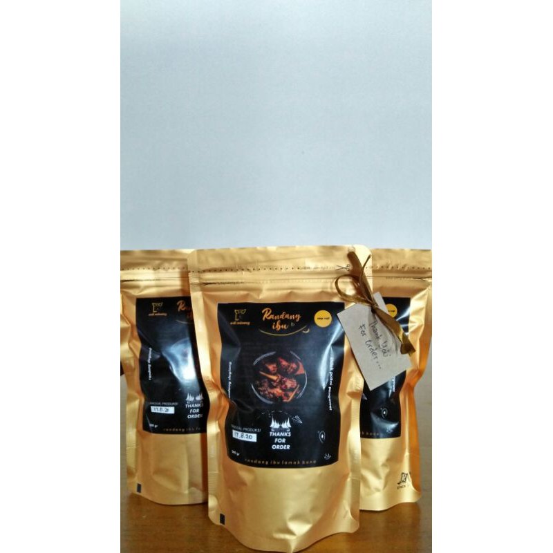 

RANDANG IBU - Rendang Daging Sapi 300gr (5 potong)