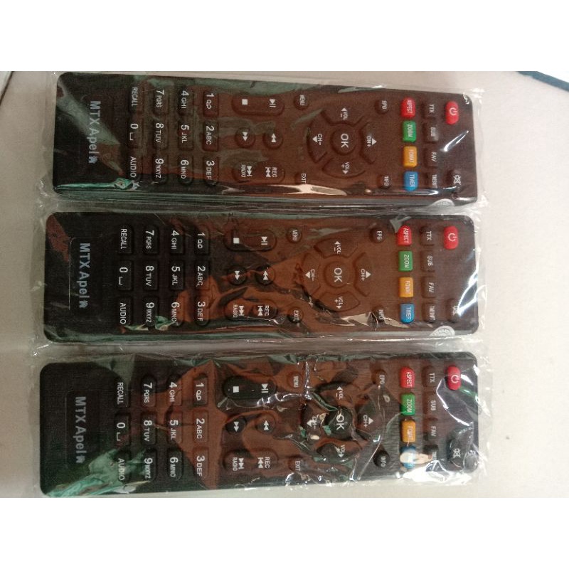Remote Stb matrix Apple merah 10pcs