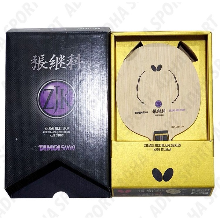 ORIGINAL Butterfly Zhang Jike T5000 - Kayu Bet Pingpong Bat Tenis Meja