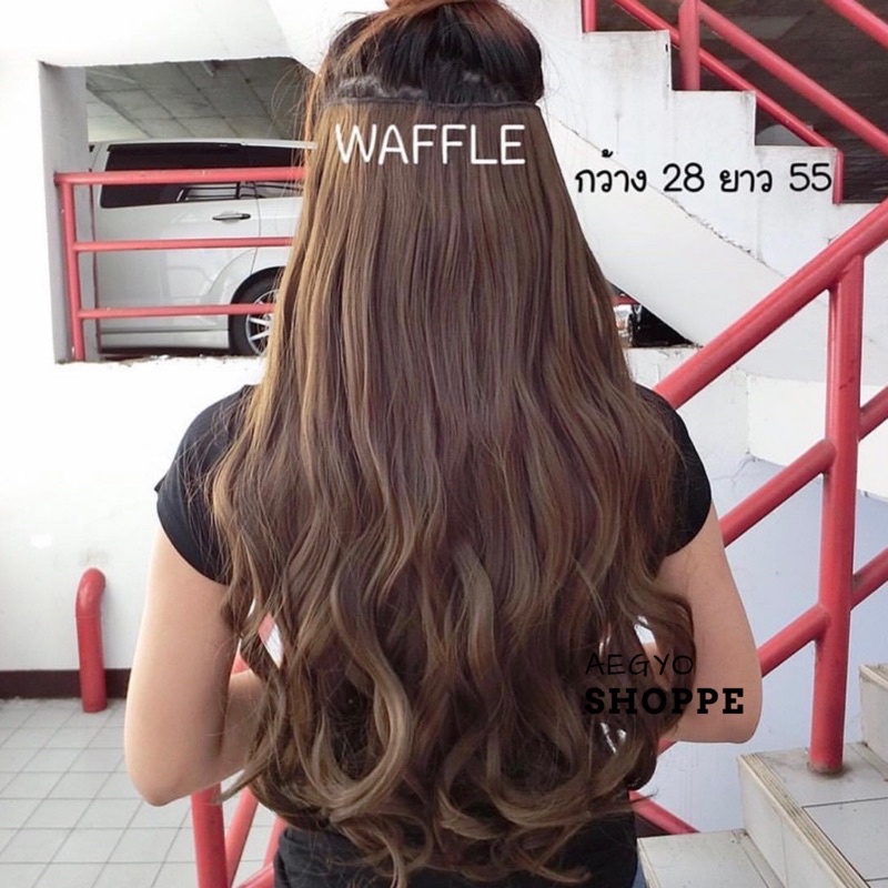 022D Hairclip korean biglayer Keriting Natural / natural curly / keriting kecil 60cm