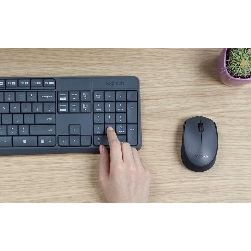 IDN TECH - Logitech Wireless Keyboard with Mouse Combo - MK235