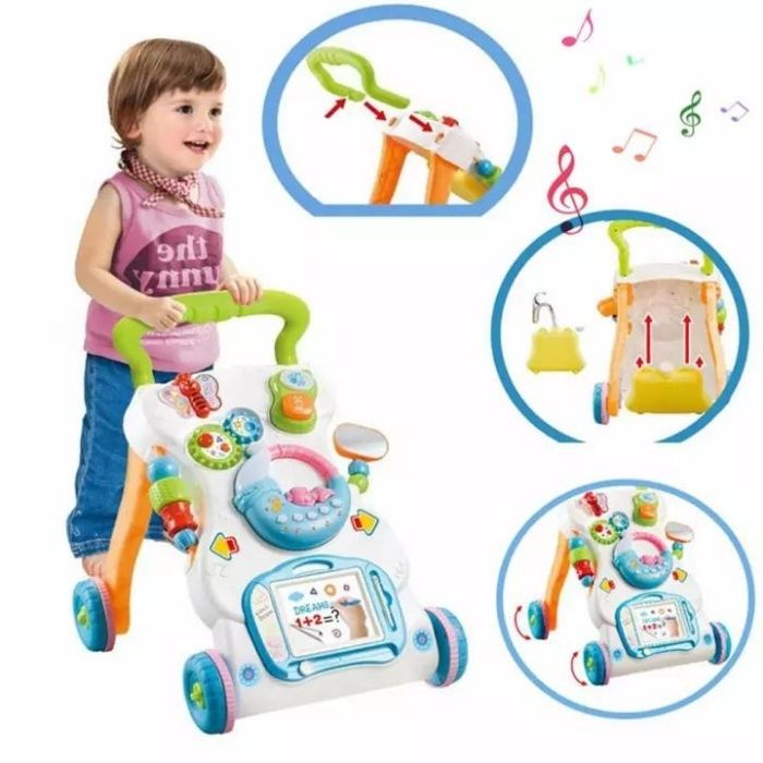 Baby Push Walker / Alat Bantu Jalan Bayi Mainan Edukasi Bayi