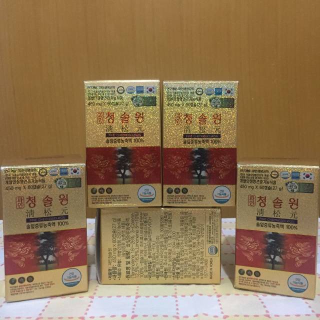 RED PINE ORIGINAL 100% CHEONG SOL WON  JEOKSONG