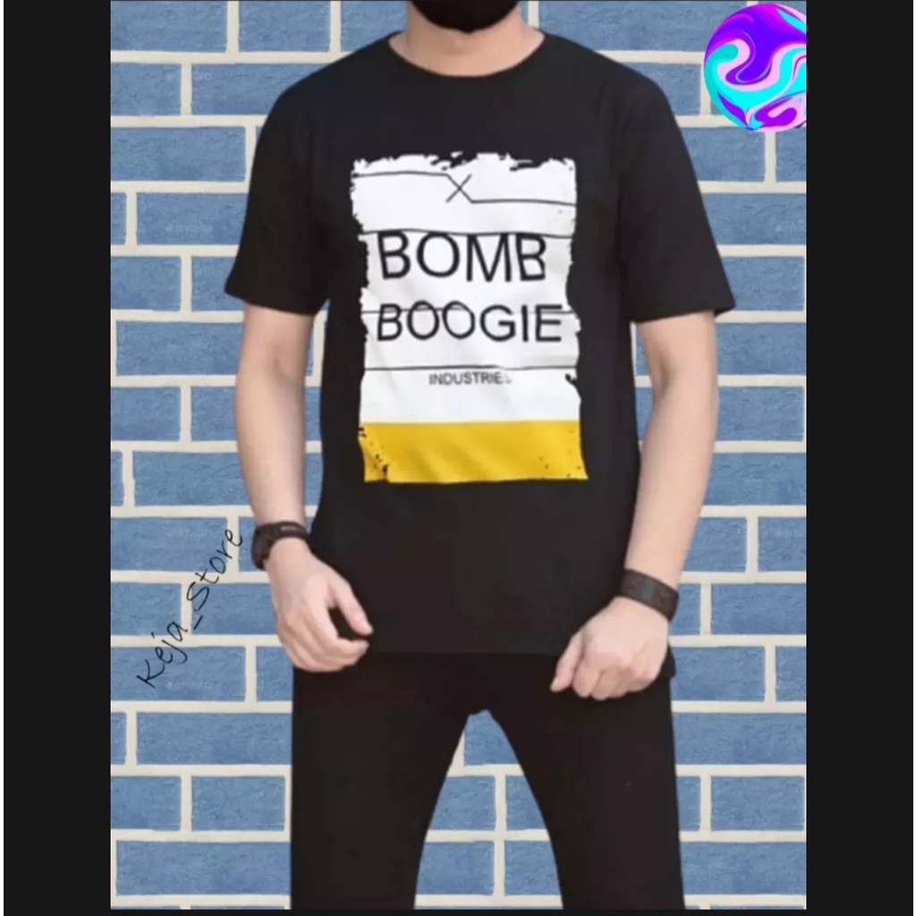 KAOS PRIA LENGAN PENDEK BOMBOGIE
