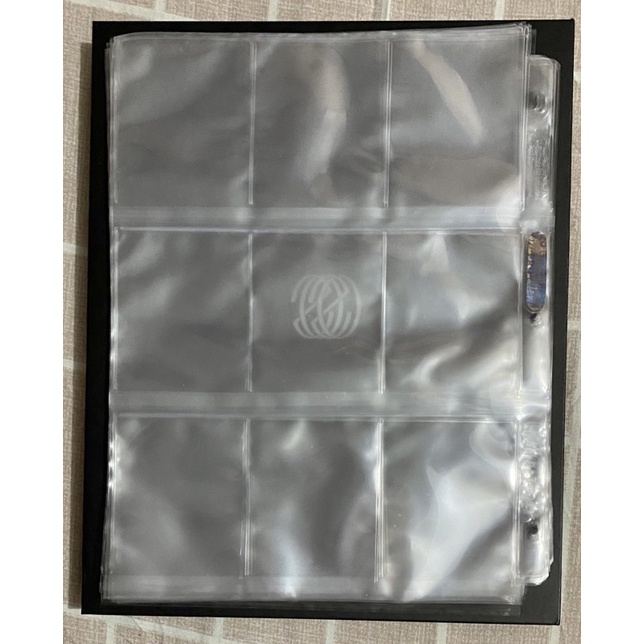 Ready Stock - Preloved Secure ultra pro sleeve 9P 9 pocket with secure sleeve photocard PC