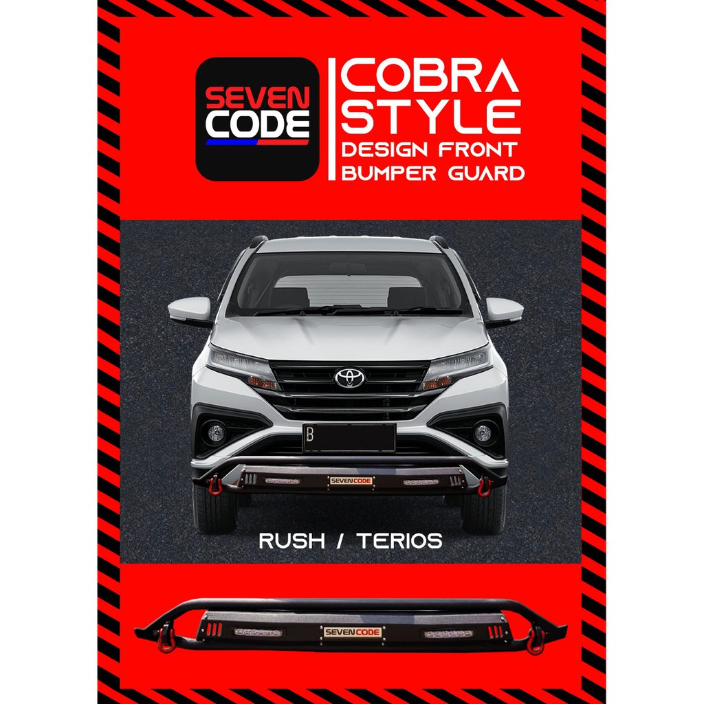 TANDUK DEPAN RUSH ALL NEW MODEL COBRA BUMPER DEPAN RUSH ALL NEW MODEL COBRA