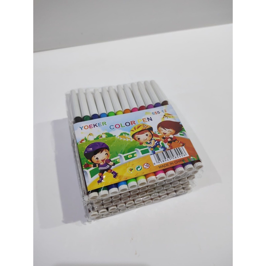 

[Store.1234] Spidol 12 warna harga murah