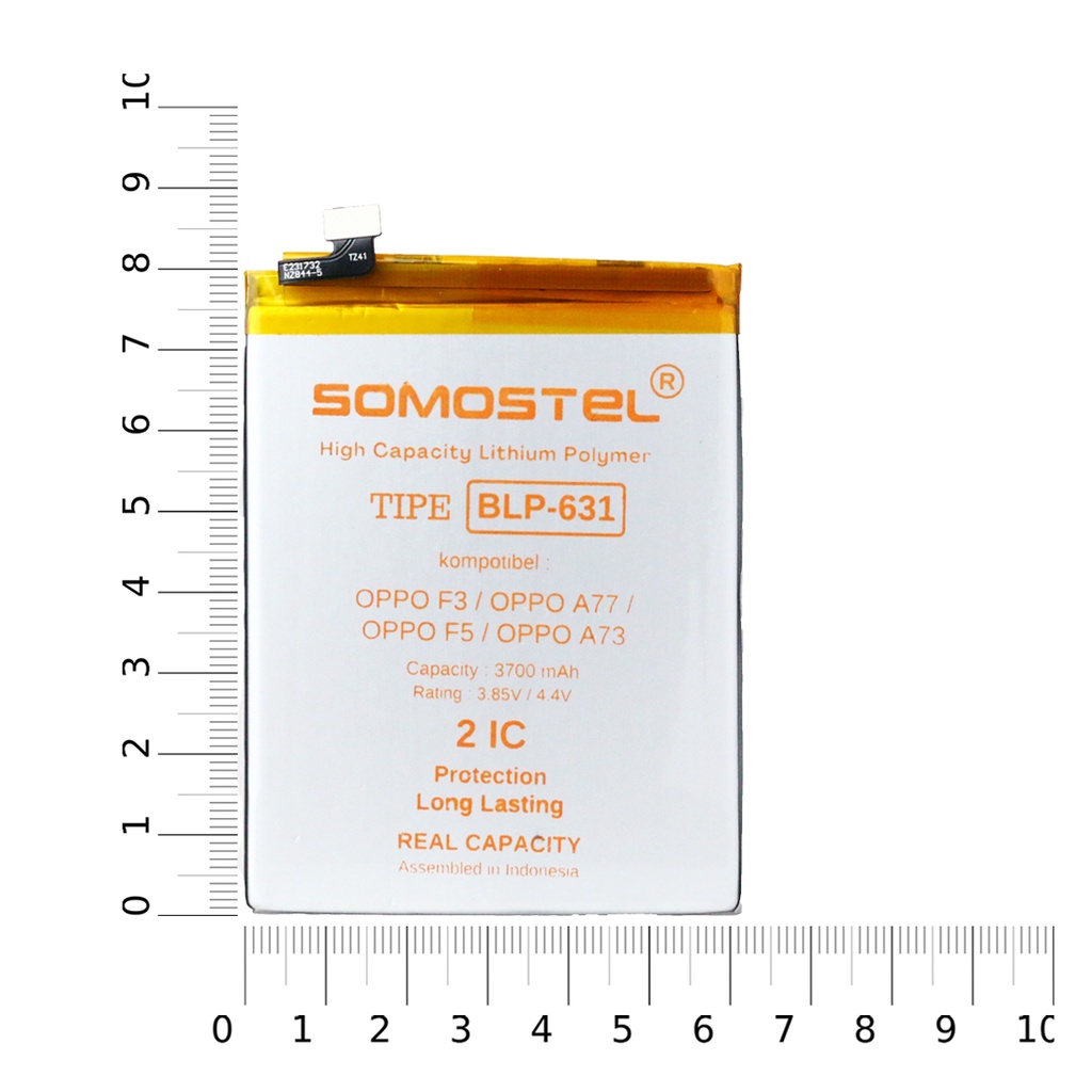 Somostel - BLP631 F3 / A77 / F5 / A73 / F5 Youth Batre Batrai Baterai